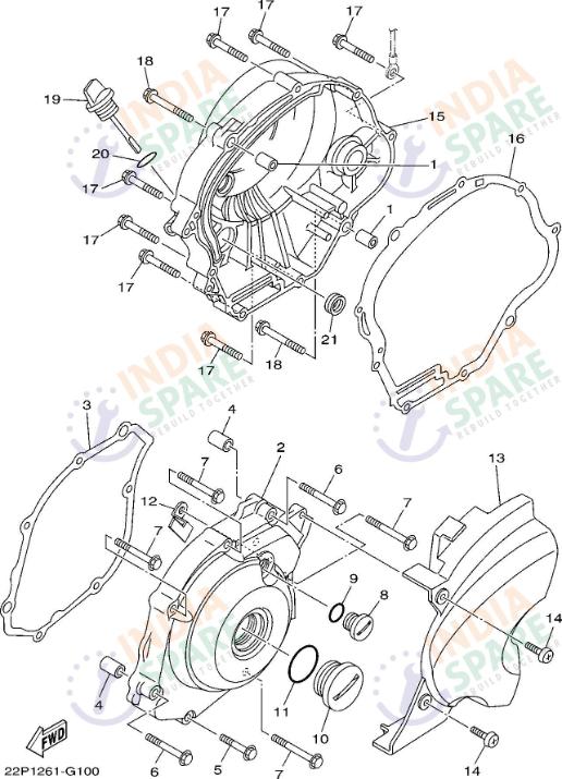 CRANKCASE COVER 1